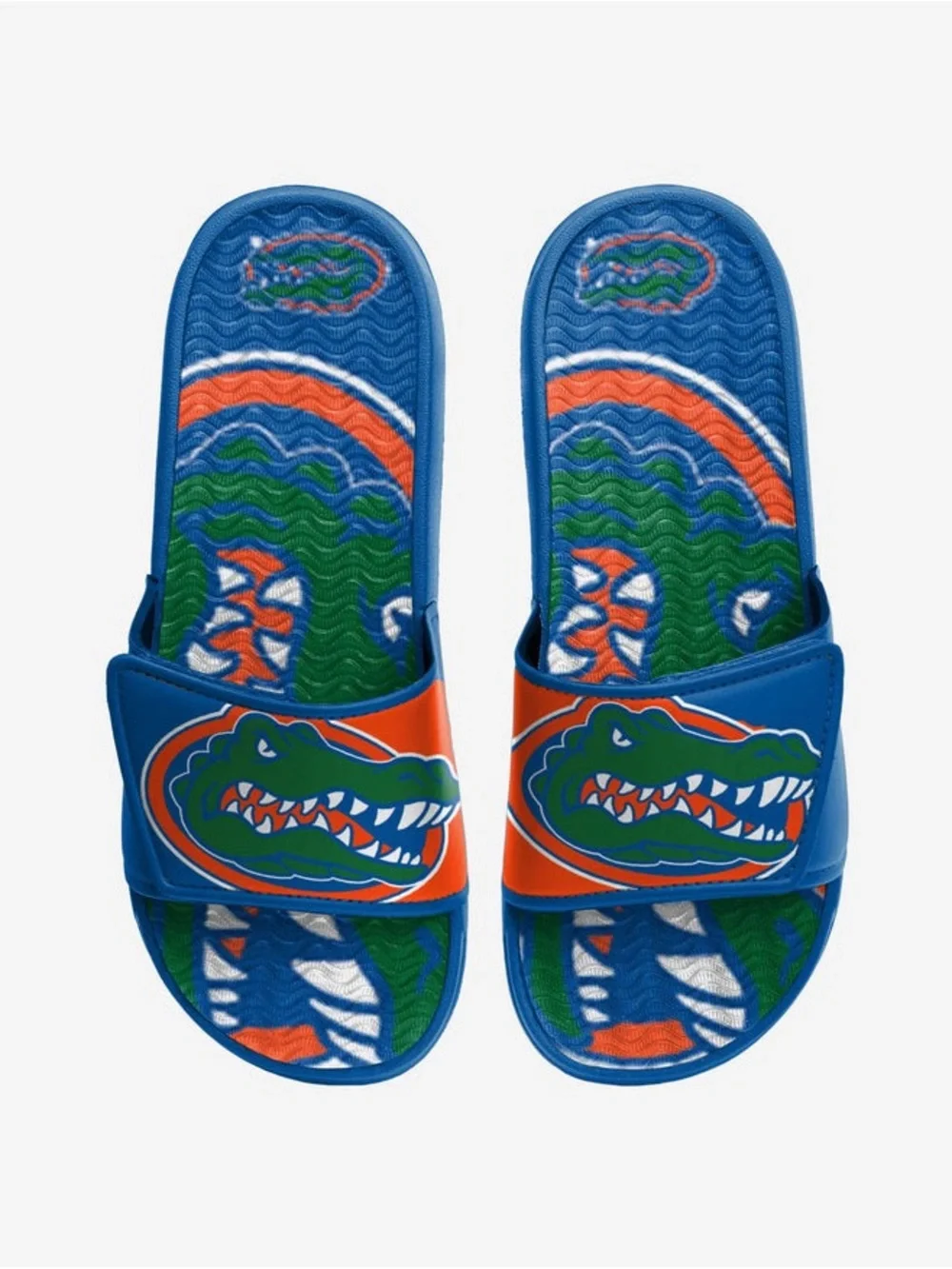 NWT Foco Florida Gators Colorblock Big Logo Gel Slide Size M/9-10 Men's